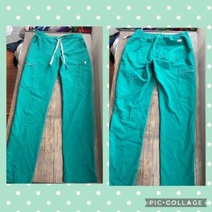 Figs Hunter Green Pants!